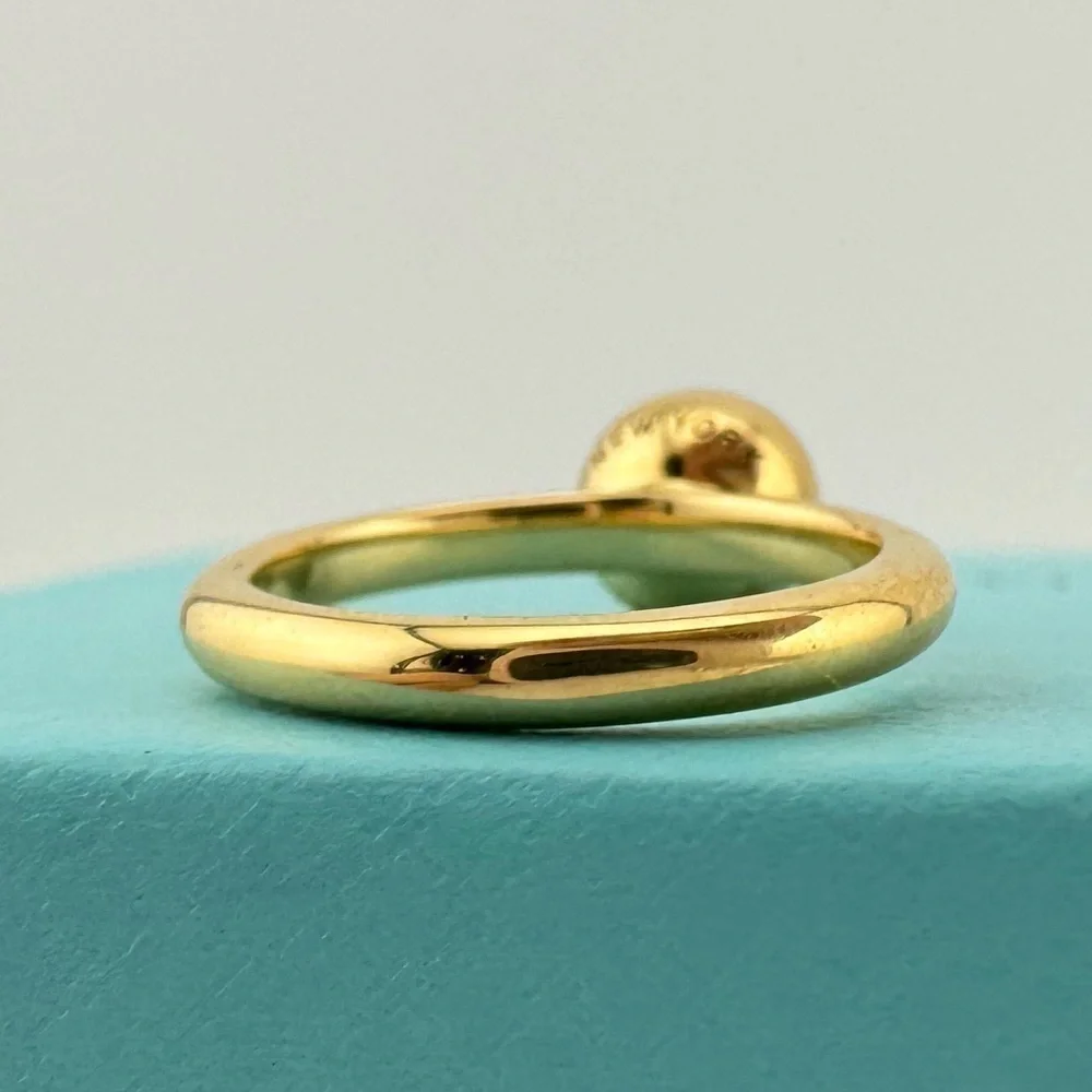Tiffany & Co. 8mm Hardwear Ball Ring in 18k Yellow Gold, Retired